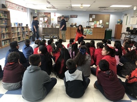 Mariposa Academy receives Buddy Bench from ACE High School Students