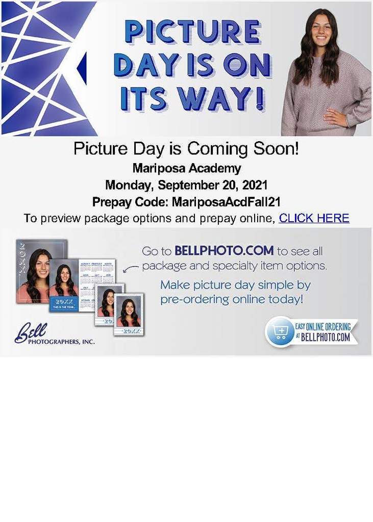 Mariposa Fall School Picture 9.20.21