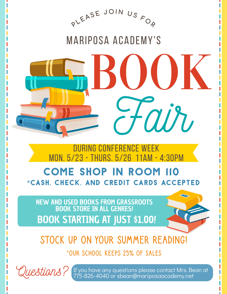 Mariposa Academy Book Fair
